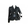 Short women's jacket 2 overlapping pockets with wide buttons.