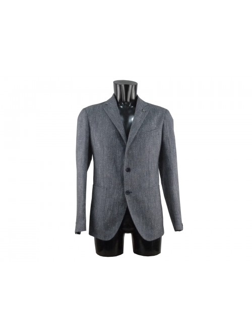 Dark Melange Unlined Men's Jacket. Dark Melange Unlined Men's Jacket.
