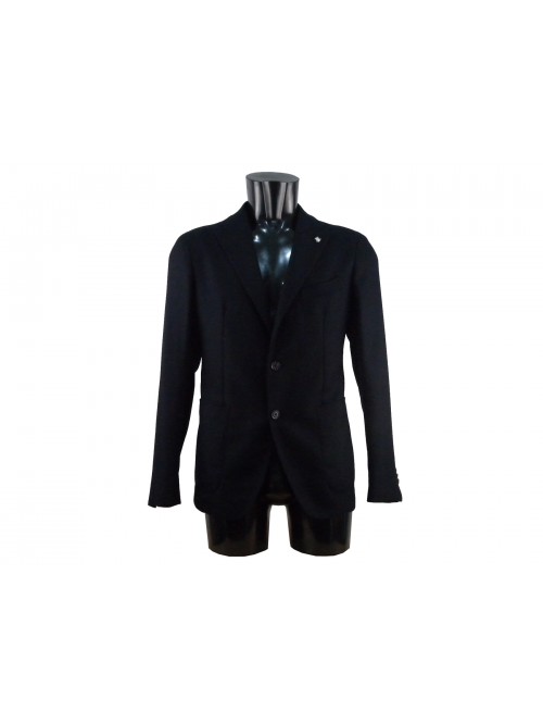 Unlined blue night jacket. Unlined blue night jacket.