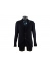 Unlined blue night jacket.