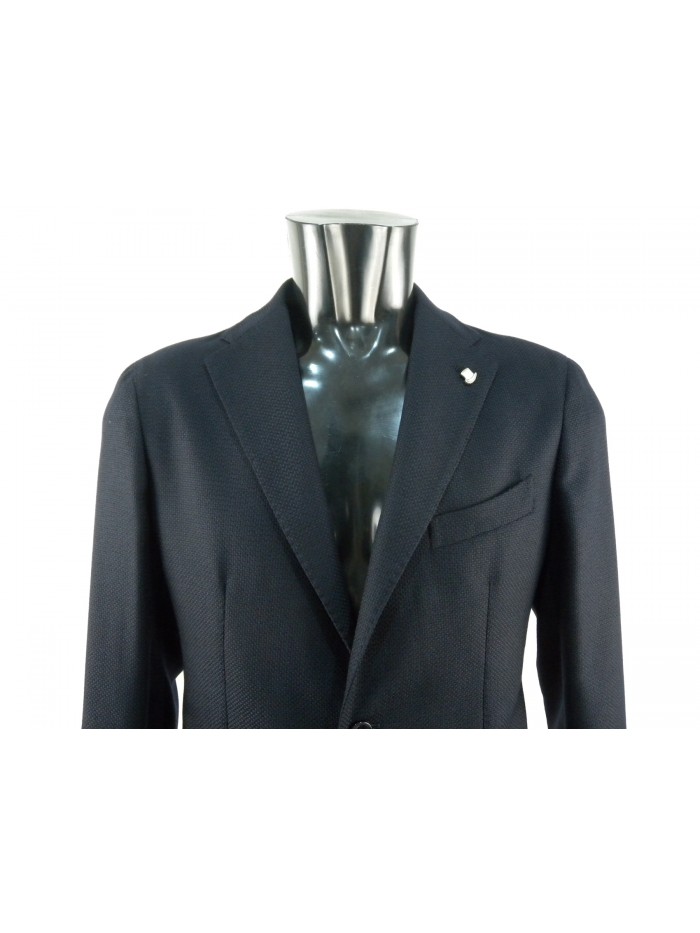 Giacca Uomo sfoderata blu notte.