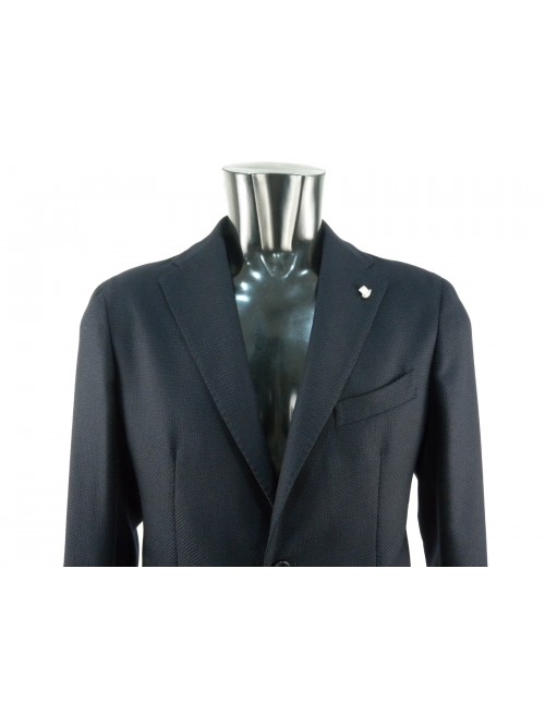 Giacca Uomo sfoderata blu notte.