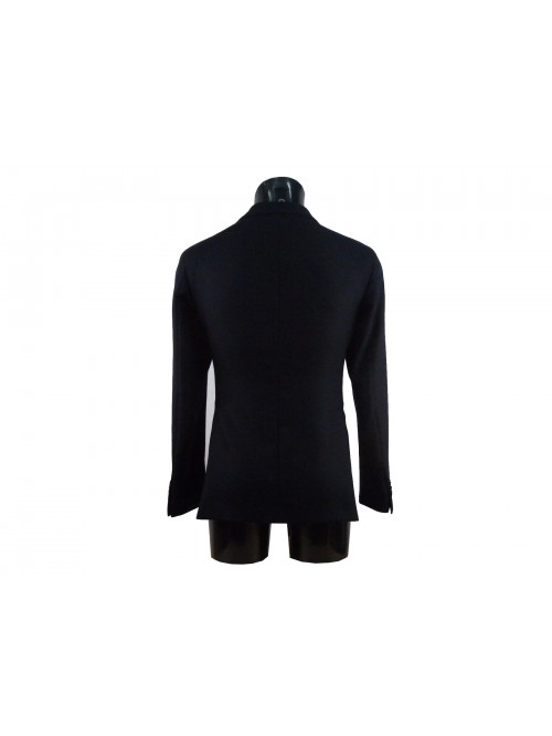 Unlined blue night jacket.