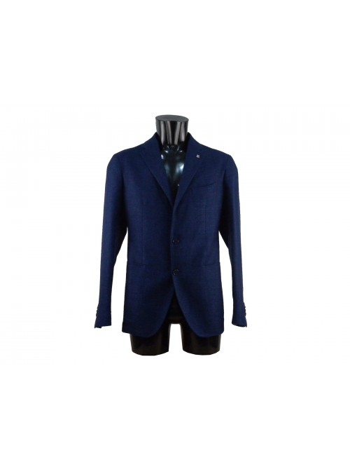 Men's blue unlined jacket. Men's blue unlined jacket.