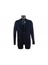 Unlined men's jacket fabric worked in modular square.