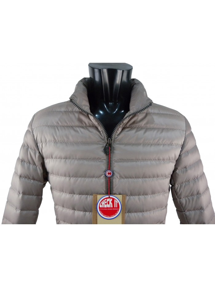 Lightweight man jacket 100 gr. high collar and 2 pockets with zip.