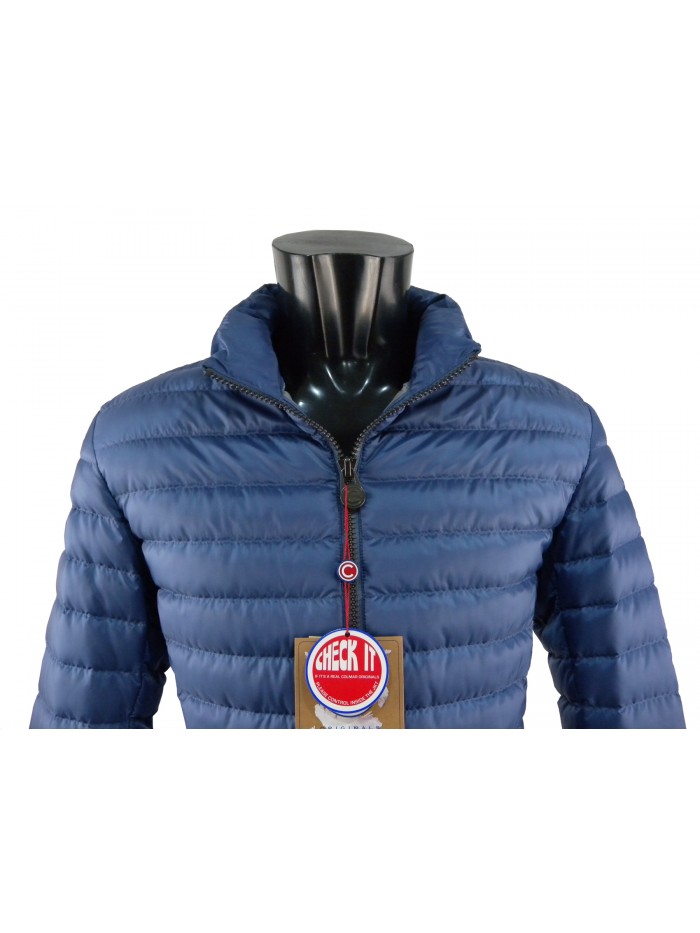 Giubbotto Uomo leggero 100 gr. collo alto e 2 tasche con zip.