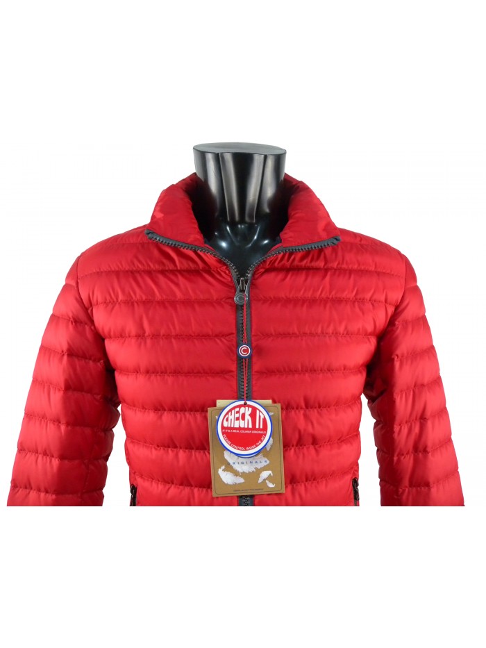 Giubbotto Uomo leggero 100 gr. collo alto e 2 tasche con zip.