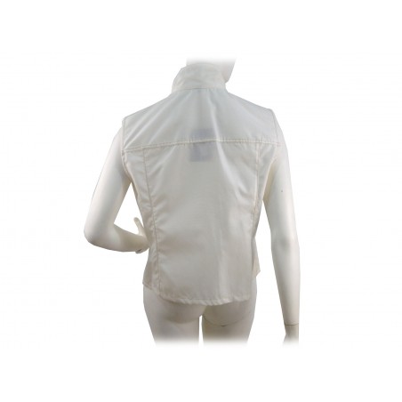 Gilet Donna slim collo alto con zip e 2 tasche.