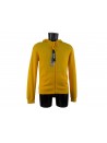 Reversible men's jacket with hood, elasticated cuffs and waist