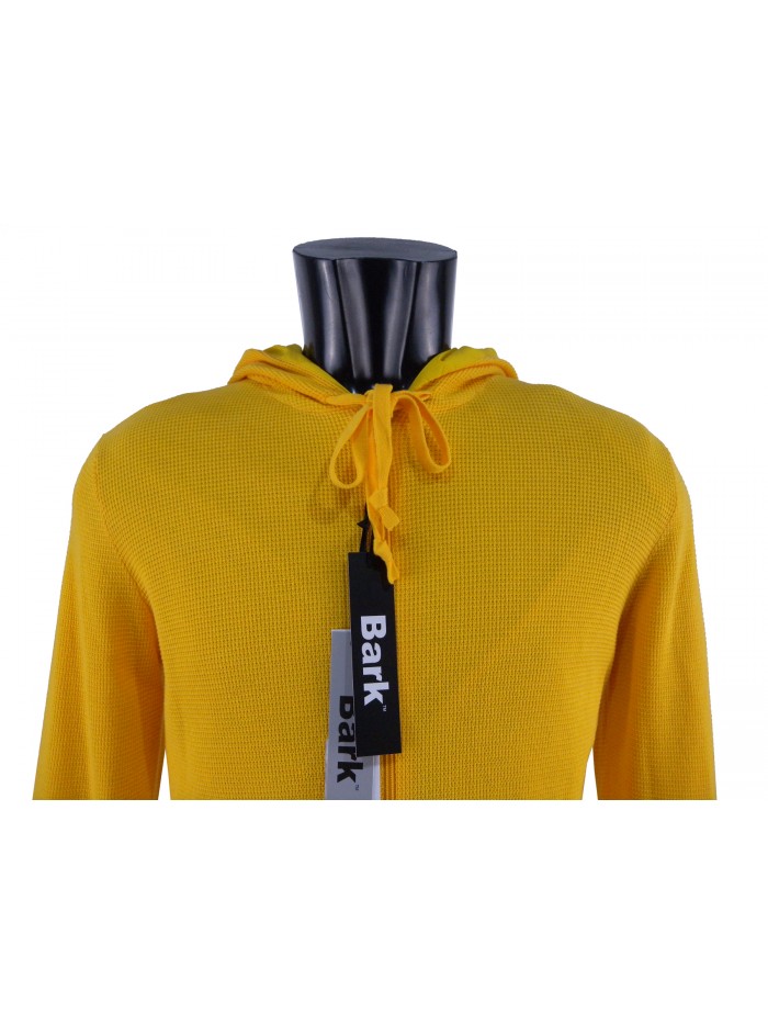 Reversible men's jacket with hood, elasticated cuffs and waist