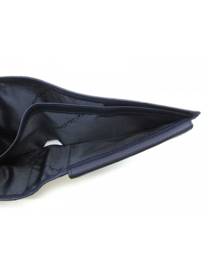 Portamonete Uomo foderato a contrasto con scomparti carte di credito