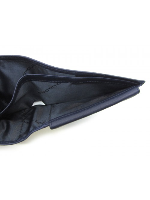 Portamonete Uomo foderato a contrasto con scomparti carte di credito