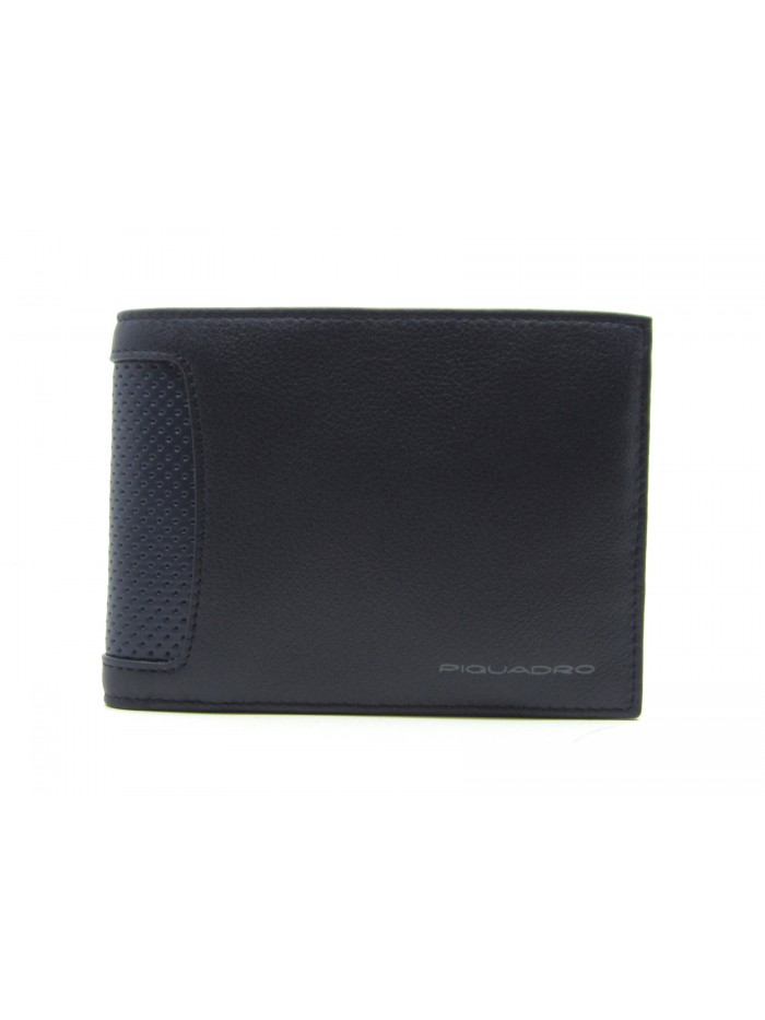 Man purse lined in contrast with credit card compartments