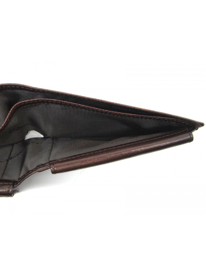 Portamonete Uomo foderato a contrasto con scomparti carte di credito