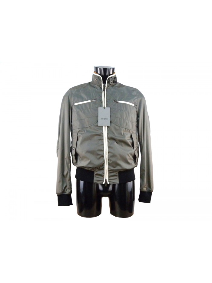 Men's bomber jacket with elasticated cuffs and waist Men's bomber jacket with elasticated cuffs and waist