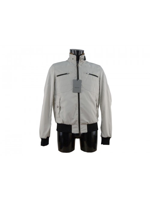 Men's bomber jacket with elasticated cuffs and waist Men's bomber jacket with elasticated cuffs and waist