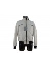 Men's bomber jacket with elasticated cuffs and waist