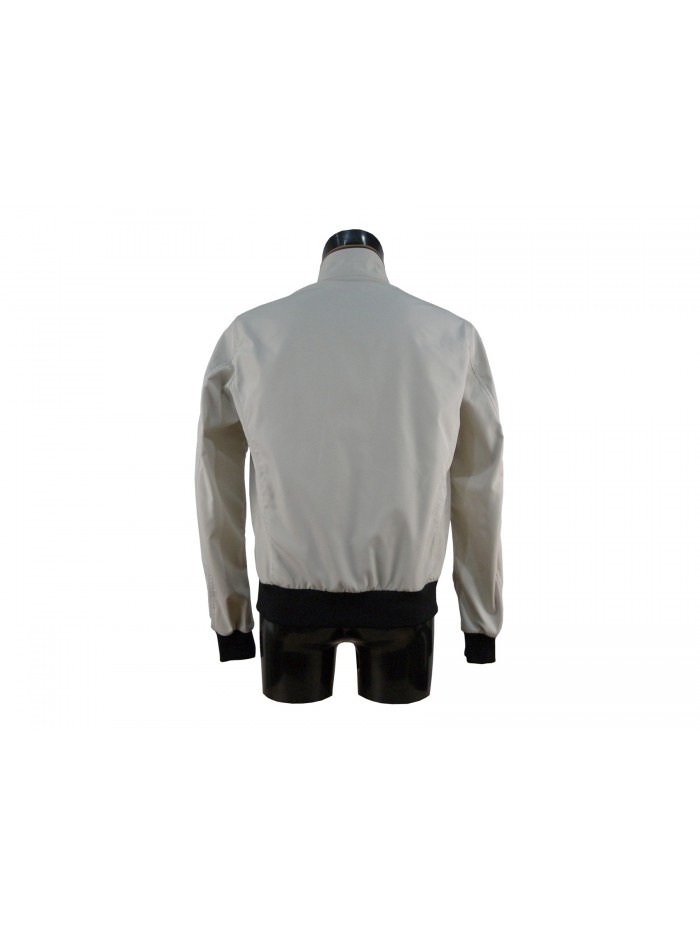 Men's bomber jacket with elasticated cuffs and waist