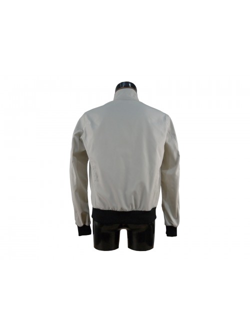 Men's bomber jacket with elasticated cuffs and waist