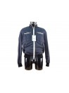Men's bomber jacket with elasticated cuffs and waist
