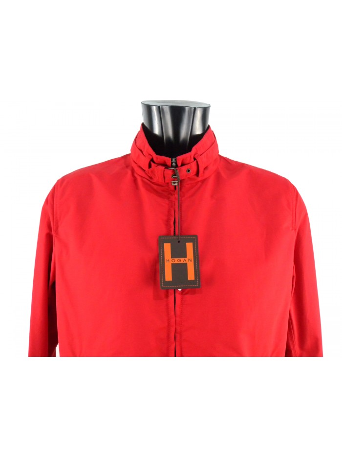 Men's high-necked jacket with buckle, elastic waist, buckles cuffs