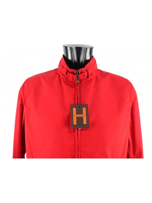 Men's high-necked jacket with buckle, elastic waist, buckles cuffs