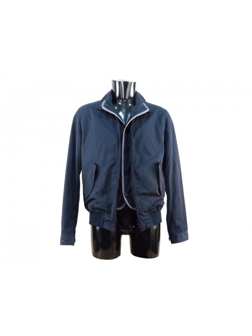 Men's jacket with light-contrast edging, button cuffs Men's jacket with light-contrast edging, button cuffs