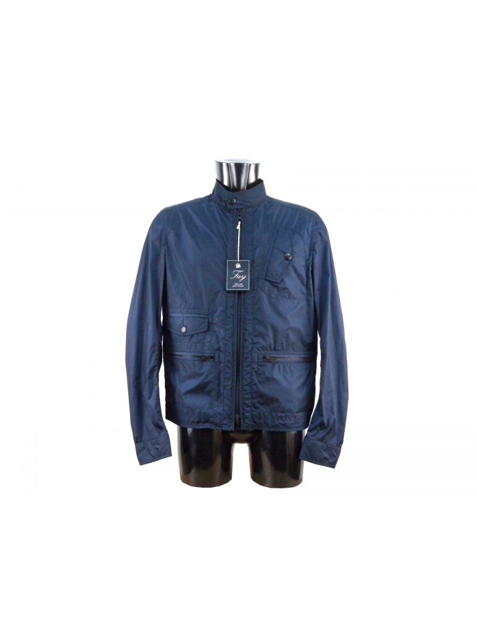 Man jacket with high collar, cuffs with button Man jacket with high collar, cuffs with button