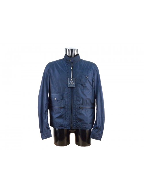 Man jacket with high collar, cuffs with button Man jacket with high collar, cuffs with button