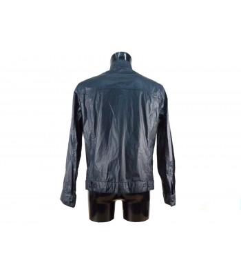 Man jacket with high collar and sleeves with snap button 2