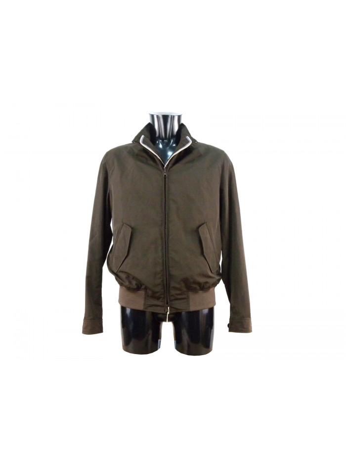 Men's jacket with light-contrast edging, button cuffs Men's jacket with light-contrast edging, button cuffs