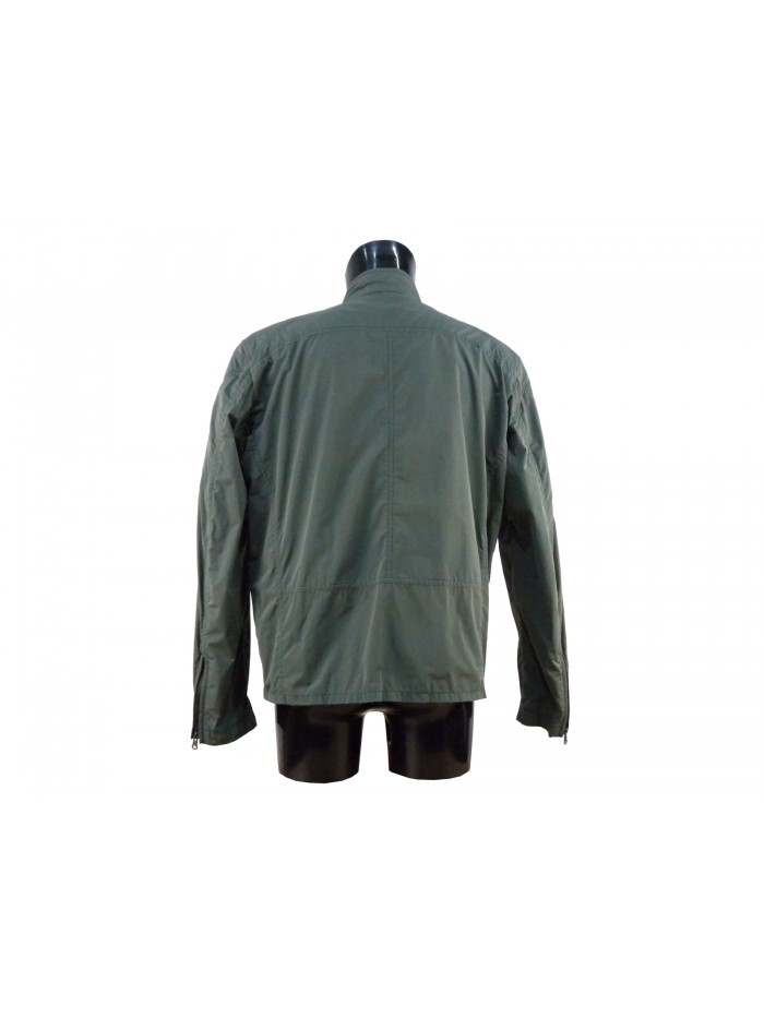 Men's high-necked jacket with button, 5 external pockets
