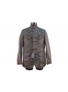 Sahariana men's high-necked jacket with snap button