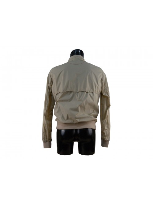 Lightweight high-necked men's jacket with buttons, 2 pockets with buttons