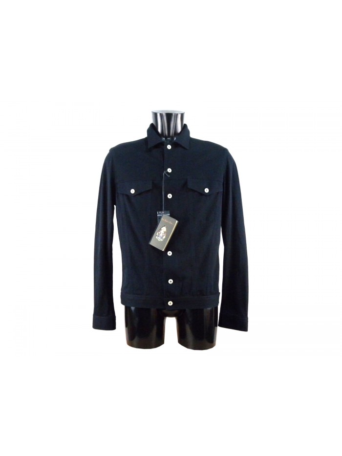 Giubbotto Uomo collo e taschini con abbottonatura a contrasto stile Giubbotto Uomo collo e taschini con abbottonatura a contrasto stile