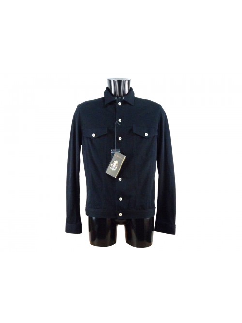 Giubbotto Uomo collo e taschini con abbottonatura a contrasto stile Giubbotto Uomo collo e taschini con abbottonatura a contrasto stile