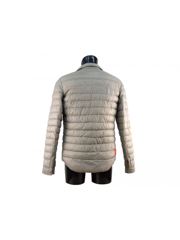 Giubbotto Uomo Padded Shirt collo stile classico con bottoni pressione