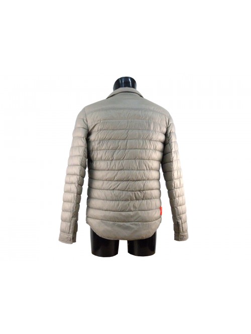 Giubbotto Uomo Padded Shirt collo stile classico con bottoni pressione