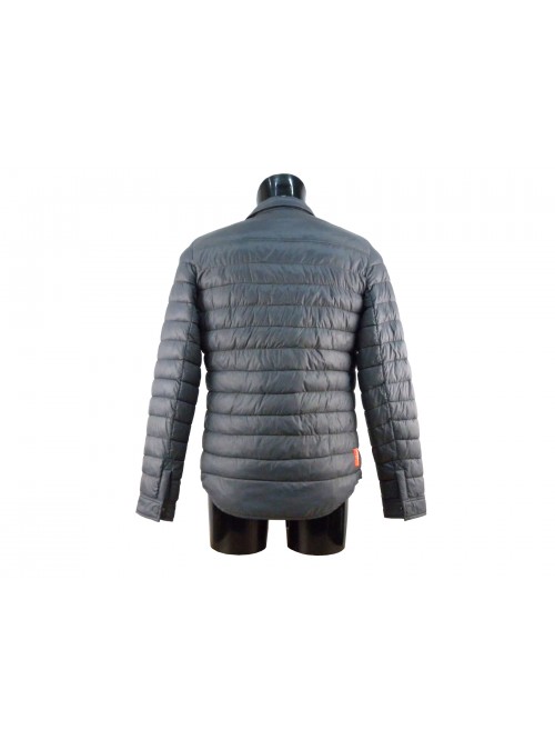 Padded Men's Jacket Classic style collar with pressure buttons