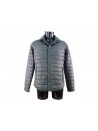 Padded Men's Jacket Classic style collar with pressure buttons