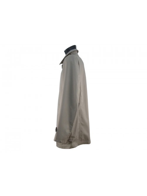 Men's jacket with a classic collar and a single visible button