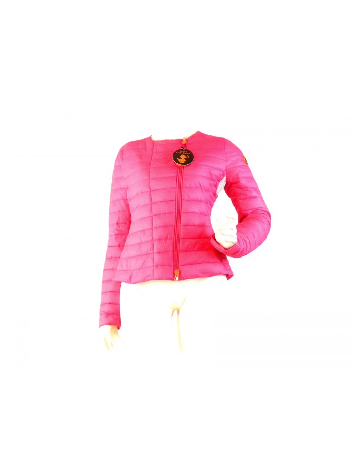 Giubbotto Donna piumino leggero sfiancato, giro collo, chiusura zip, Giubbotto Donna piumino leggero sfiancato, giro collo, chiusura zip,