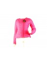 Woman down jacket light down jacket, round neck, zip closure,