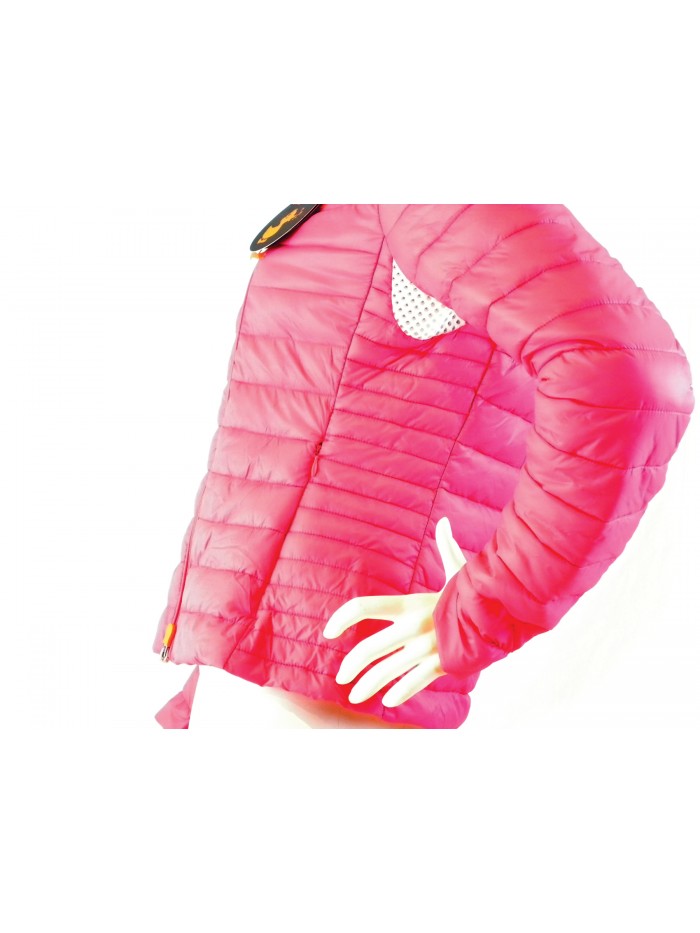 Woman down jacket light down jacket, round neck, zip closure,