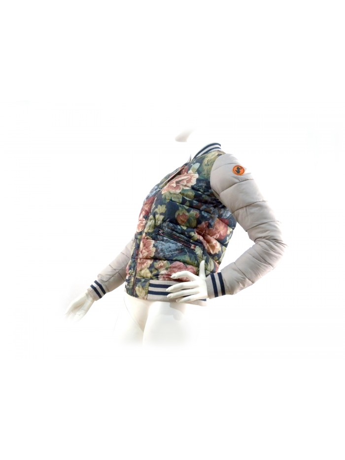 Woman jacket Lightweight bomber jacket, elasticated waist and cuffs