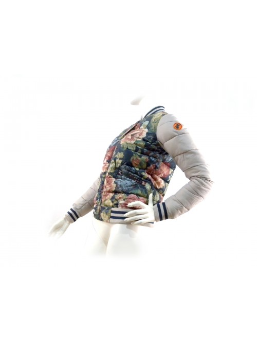 Woman jacket Lightweight bomber jacket, elasticated waist and cuffs