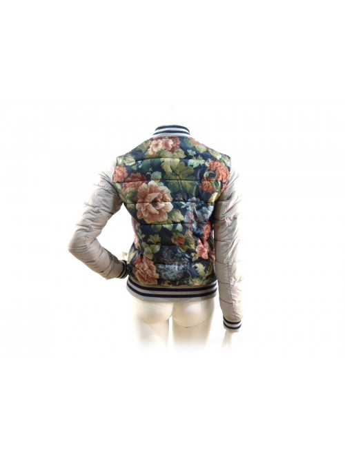 Woman jacket Lightweight bomber jacket, elasticated waist and cuffs