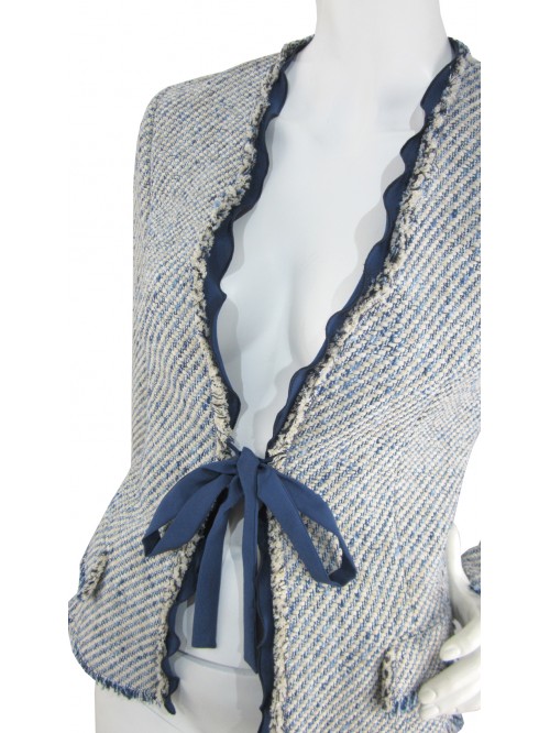 Etro Giacca Donna Sfrangiata