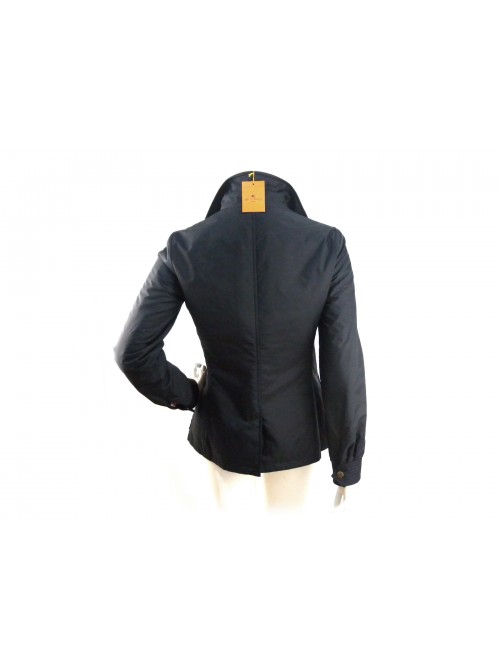 Flared women's jacket, patterned lining with light padding